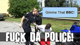 ブラックパトロール-i。ストリートレーシングの黒人の凶悪犯がMILF警官に逮捕される