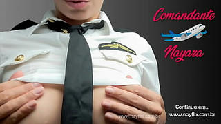 ナヤラ司令官はあなたを離陸させる準備ができています - 手コキを命令します - www.nayflix.com.br で完了してください